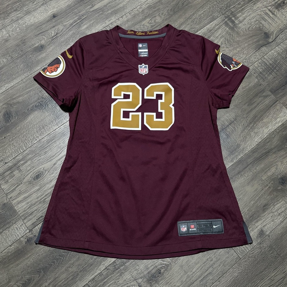Washington Redskins Jersey Womens Medium Red NFL Football DeAngelo Hall 23 Nike‎
